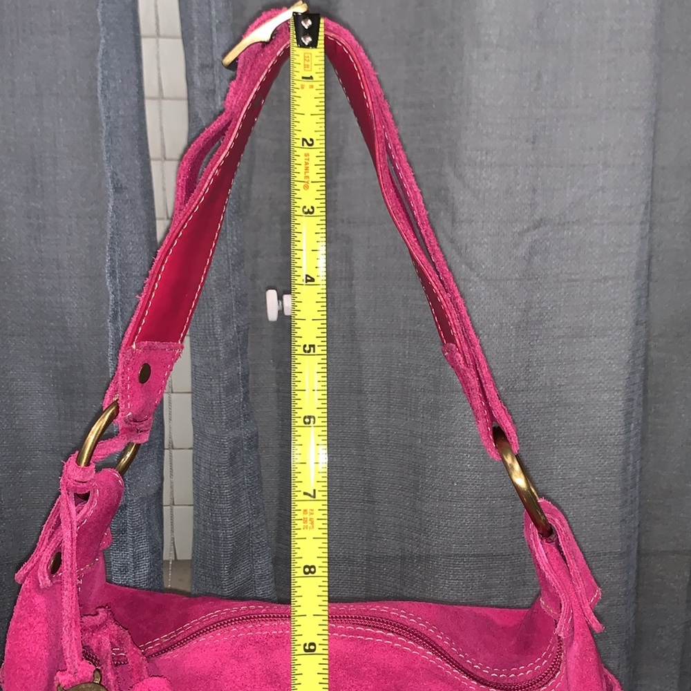 SAVANNA baguette suede bag ( Genuine leather) - Picture 11 of 13